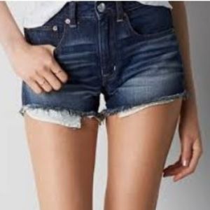American Eagle Hi-Rise Shorties Jean Shorts